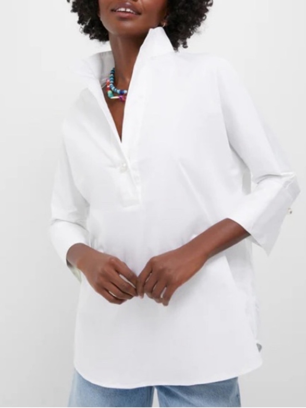 TUCKERNUCK Blanc Willow Blouse